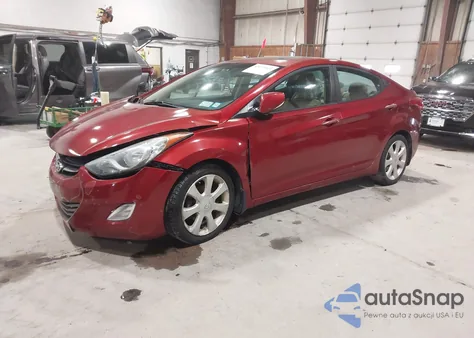 2013 Hyundai Elantra Limited из США, поврежденный, VIN 5NPDH4AE5DH201364
